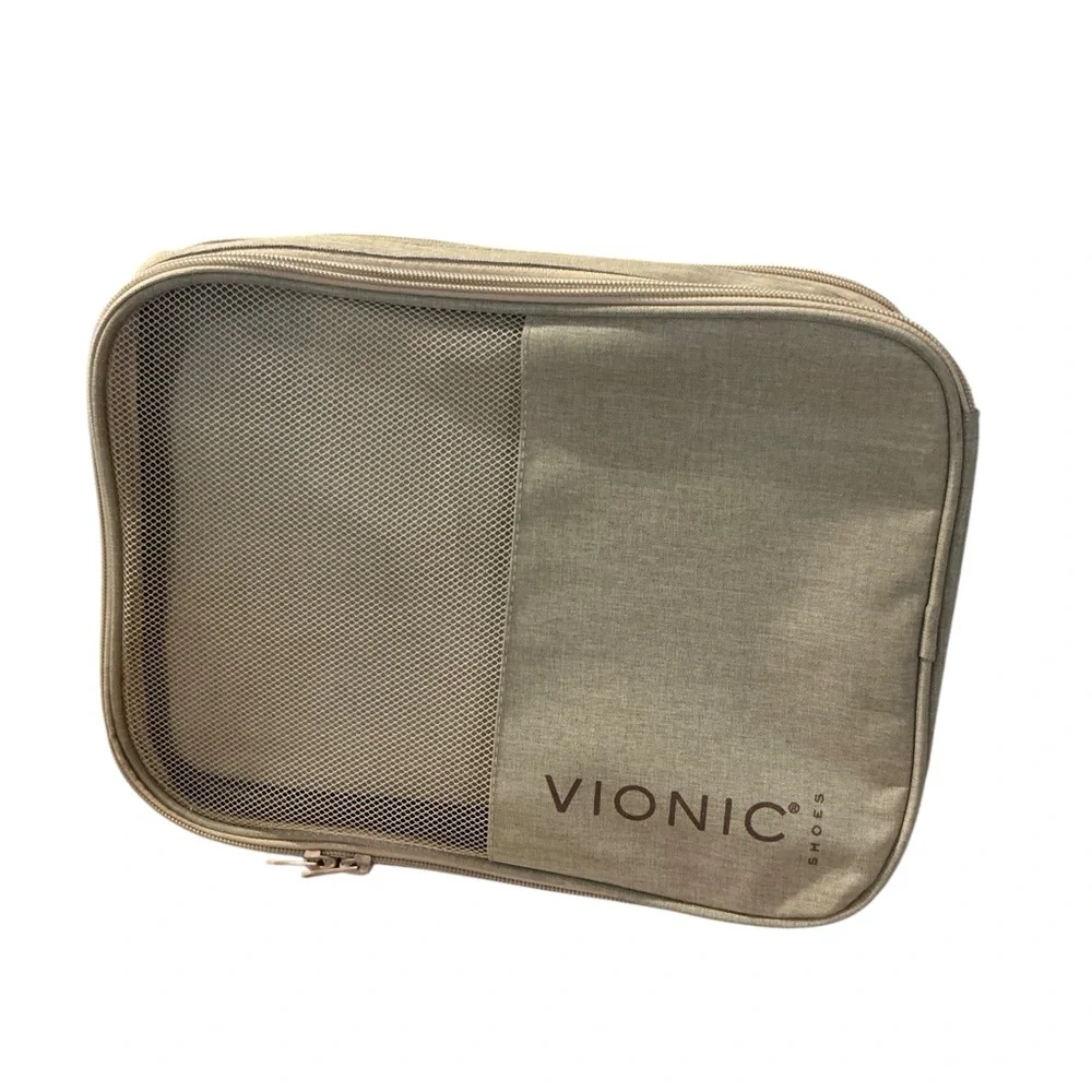 Vionic Tan‎ Travel shoes bag 12x9